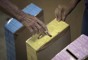 Voting in Panama. (AP)
